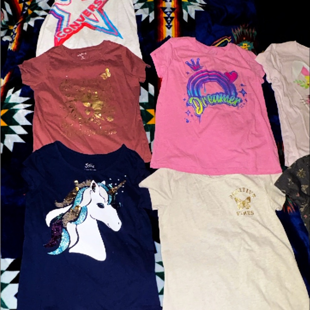 Girls size: 10 & 10-12 shirt bundle